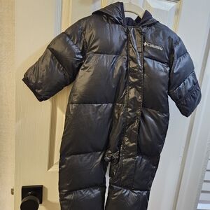 Columbia Baby Black Puffer Snowsuit